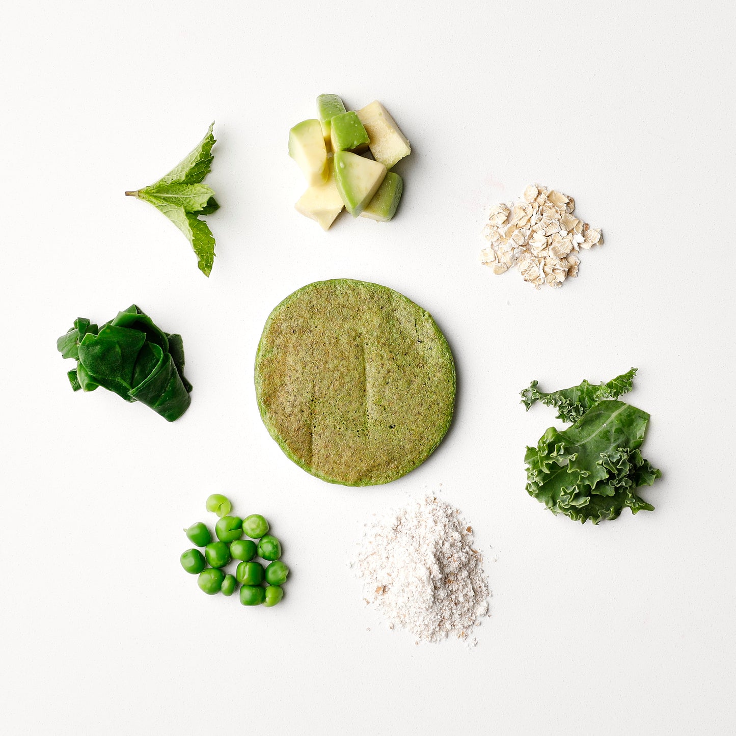 Spinach, Peas & Kale Pancake